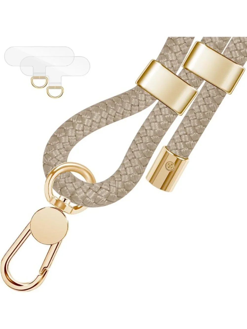 Premium Cell Phone Lanyard & Wrist Strap, Crossbody Charms with Metal Buckle
